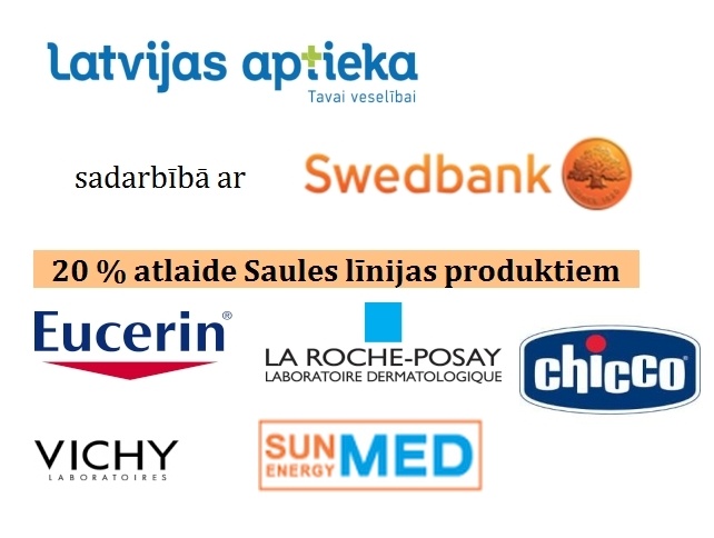 Atlaižu akcija Saules līnijas produktiem sadarbībā ar Swedbank